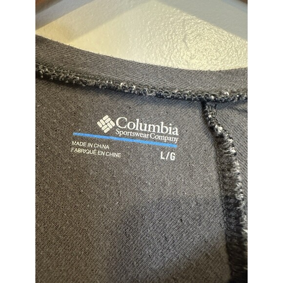 Columbia Women L Long Sleeve Hiking Top White Striped Outdoor Trail - Picture 6 of 7